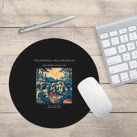 Thumbnail for VINTAGE G4511 - The Dispersal Field Breakfast - Designed Mouse Pads design on black round