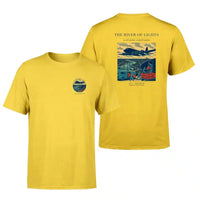 Thumbnail for VINTAGE G4152 - The River Of Lights - Double-Side T-Shirt design on yellow double side t shirt