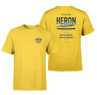 Thumbnail for de Havilland DH.114 Heron 2D design on yellow t shirt