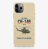Thumbnail for Bell Canada CH-146 Griffon design on beige magsafe iphone case, for iPhone Pro Max
