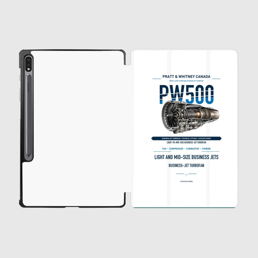 PW500 design on white samsung tablet tablet case