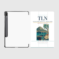 Thumbnail for Toulon-Hyères Airport (TLN) design on white samsung tablet tablet case