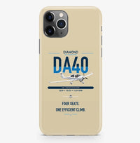 Thumbnail for Diamond DA40 design on beige magsafe iphone case, for iPhone Pro Max
