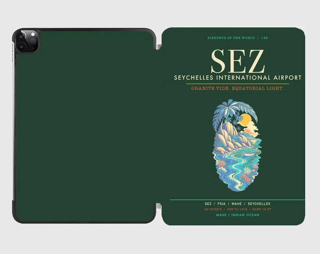 Seychelles International Airport SEZ - Granite Tide Canopy - Dark Green