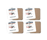 Thumbnail for Leonardo AW109SP GrandNew design on white 4 pieces set coaster