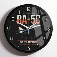 Thumbnail for RA-5C Vigilante design on black framed wall clock