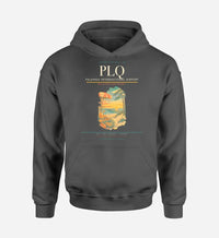 Thumbnail for Palanga International Airport (PLQ) design on dark gray hoodie single-side print