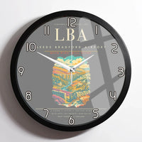 Thumbnail for Leeds Bradford Airport LBA Wall-Clock Framed - Gray