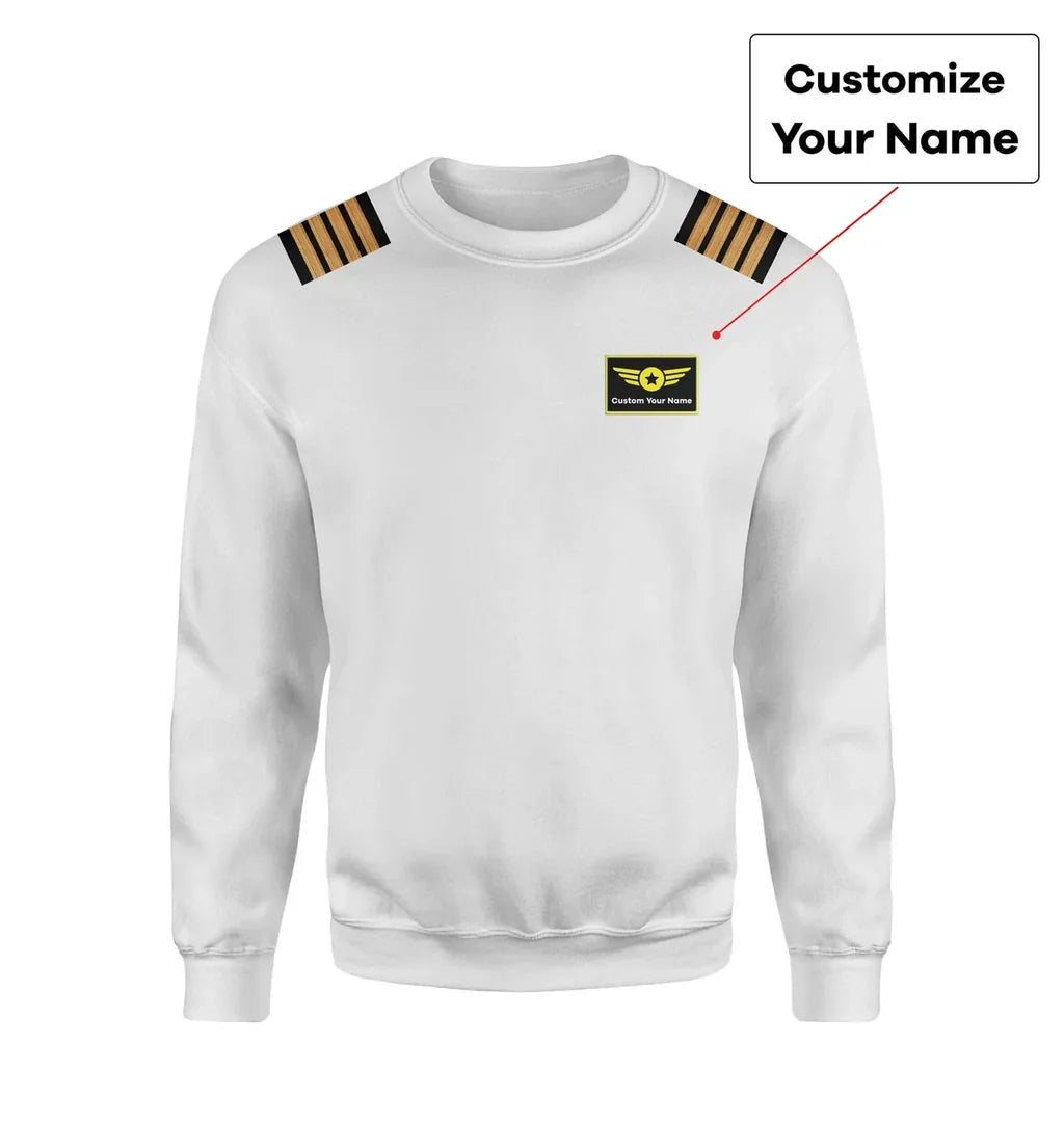 Customisable Pilot Epaulettes 3D Sweatshirt - view 18