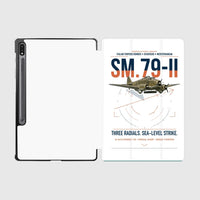 Thumbnail for Savoia-Marchetti SM.79-II Sparviero design on white samsung tablet tablet case