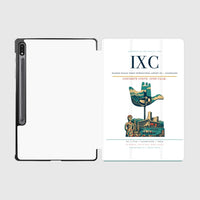 Thumbnail for Shaheed Bhagat Singh International Airport (IXC) design on white samsung tablet tablet case