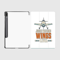 Thumbnail for Judges Watching Wings Level design on white samsung tablet tablet case