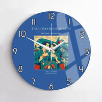 Thumbnail for VINTAGE G4227 - The Honeymoon Tickets - Designed Wall Clocks design on blue no-frame