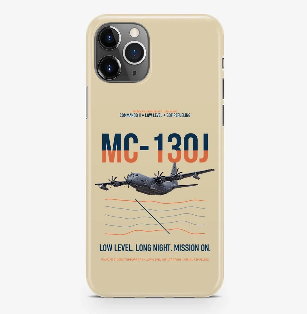 MC-130J COMMANDO II design on beige magsafe iphone case, for iPhone Pro Max