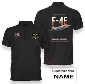 F-4E Phantom II Two Engines One Thunder Premium Polo T-Shirts