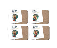 Thumbnail for Maurice Bishop International Airport (GND) design on white 4 pieces set coaster