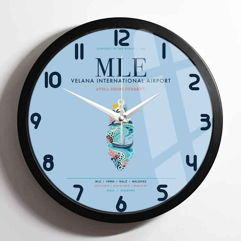 Velana International Airport Male MLE - Atoll Dhoni Current - Blue