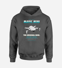 Thumbnail for DJI Mavic Mini design on dark gray hoodie single side