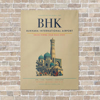 Thumbnail for Bukhara International Airport BHK - Canvas No Frame - Beige