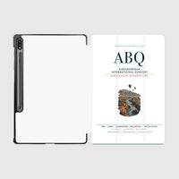 Thumbnail for Albuquerque International Sunport (ABQ) design on white samsung tablet tablet case