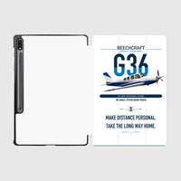 Thumbnail for Beechcraft Bonanza G36 design on white samsung tablet tablet case