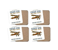 Thumbnail for SPAD XIII design on white 4 pieces set coaster