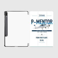 Thumbnail for Tecnam P-Mentor design on white samsung tablet tablet case
