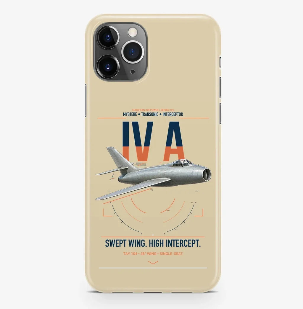 Dassault Mystère IV A design on beige magsafe iphone case, for iPhone Pro Max