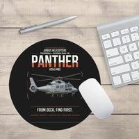 Thumbnail for Airbus Helicopters AS565 MBe Panther design on black round mouse pad