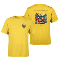 Thumbnail for VINTAGE G4436 - The Sunday Polish Club - Double-Side T-Shirt design on yellow double side t shirt