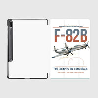 Thumbnail for F-82B Twin Mustang design on white samsung tablet tablet case