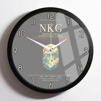 Thumbnail for Nanjing Lukou International Airport NKG Wall-Clock Framed - Gray