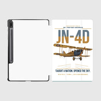 Thumbnail for Curtiss JN-4D Jenny design on white samsung tablet tablet case