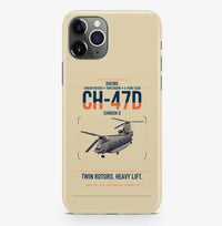 Thumbnail for Boeing CH-47D design on beige magsafe iphone case, for iPhone Pro Max