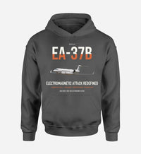 Thumbnail for EA-37B Compass Call design on dark gray double-side hoodie, single-side print