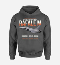 Thumbnail for RAFALE M F4.1 design on dark gray hoodie single side