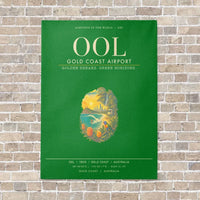 Thumbnail for Gold Coast Airport OOL - Canvas Framed - Green