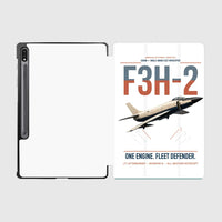 Thumbnail for F3H-2 Demon design on white samsung tablet tablet case