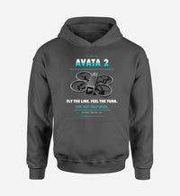 Thumbnail for DJI Avata 2 design on dark gray hoodie single side