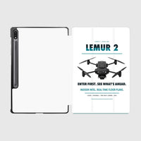 Thumbnail for BRINC LEMUR 2 design on white samsung tablet tablet case