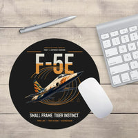 Thumbnail for F-5E Tiger II design on black round mouse pad
