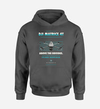 Thumbnail for DJI Matrice 4T design on dark gray hoodie single side