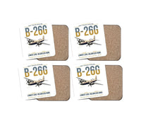 Thumbnail for B-26G Marauder design on white 4 pieces set coaster
