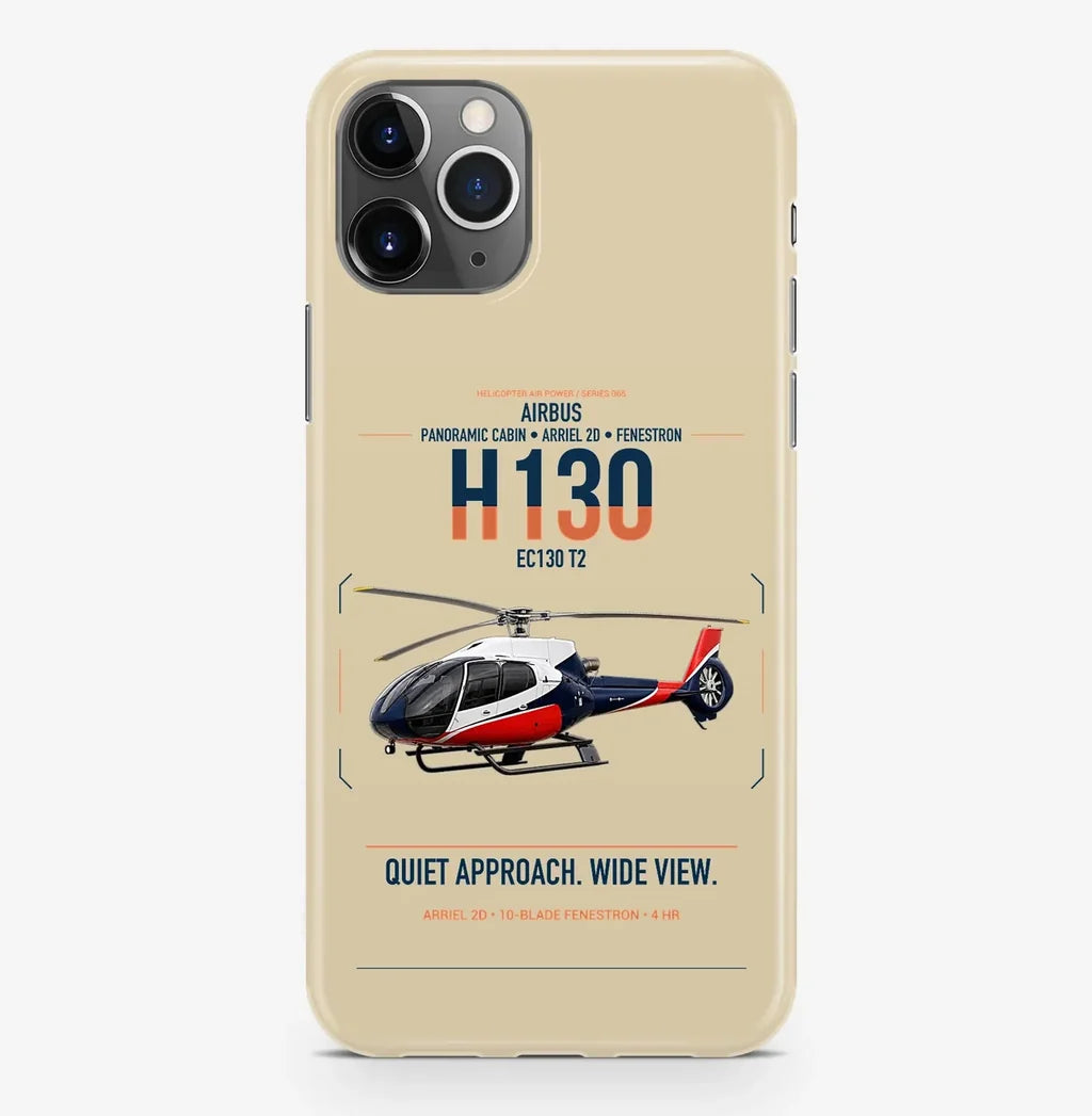 Airbus H130 design on beige magsafe iphone case, for iPhone Pro Max