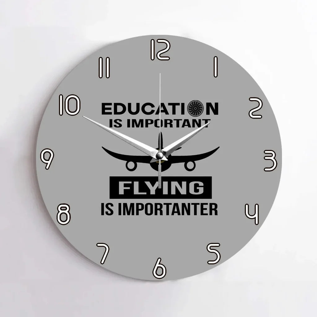 Flying is Importanter Wall Clock - view 8