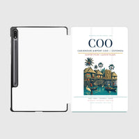 Thumbnail for Cadjehoun Airport (COO) design on white samsung tablet tablet case