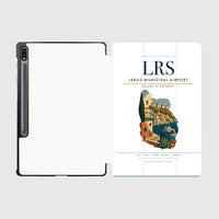Thumbnail for Leros Municipal Airport (LRS) design on white samsung tablet tablet case