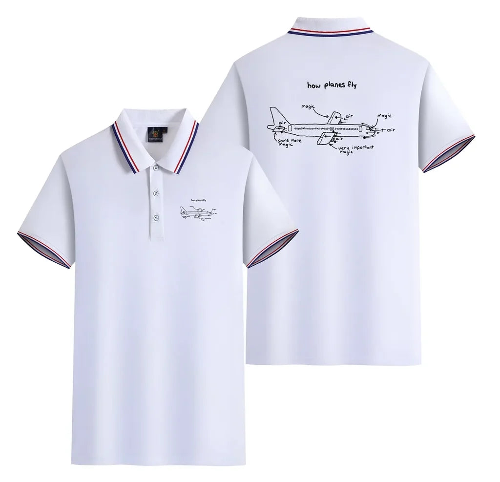 Customisable How Planes Fly Polo Shirt - view 18