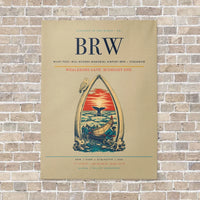 Thumbnail for Wiley Post–Will Rogers Memorial Airport BRW — Utqiagvik vertical canvas print - no frame - beige background
