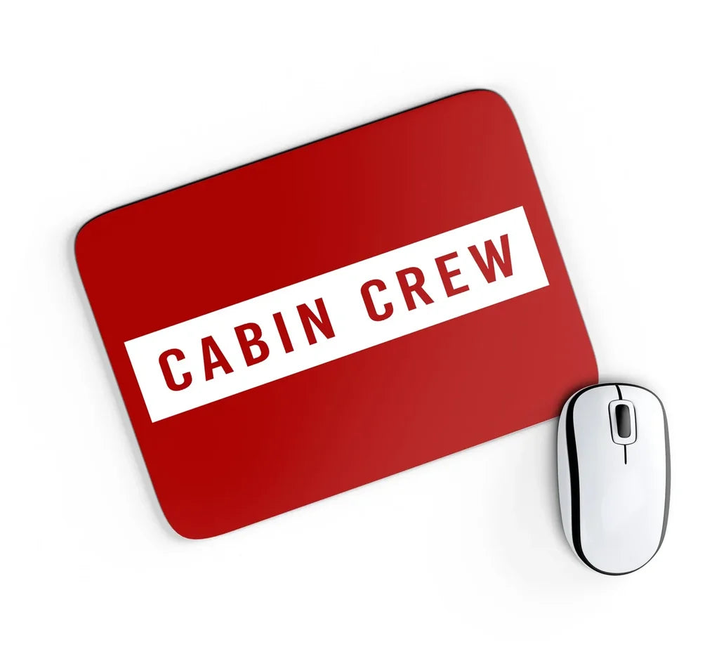 Cabin Crew Text Mouse Pad - view 9